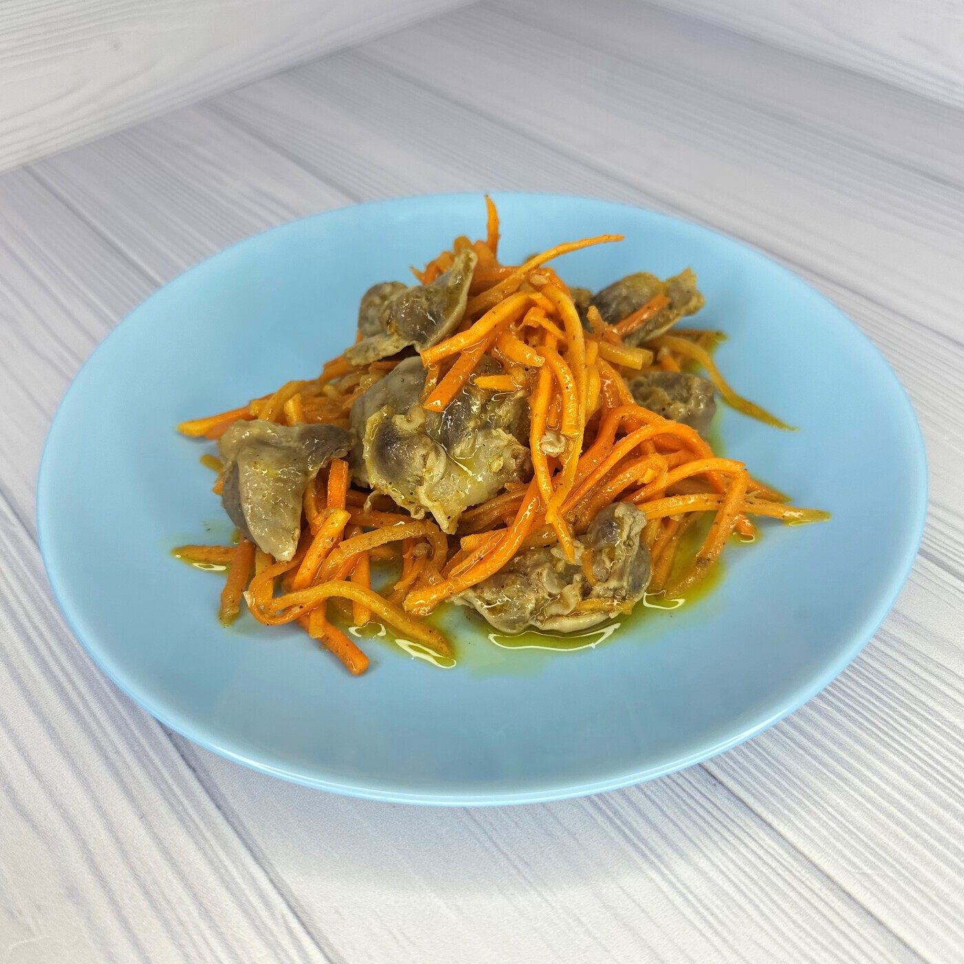 Желудки куриные по-корейски