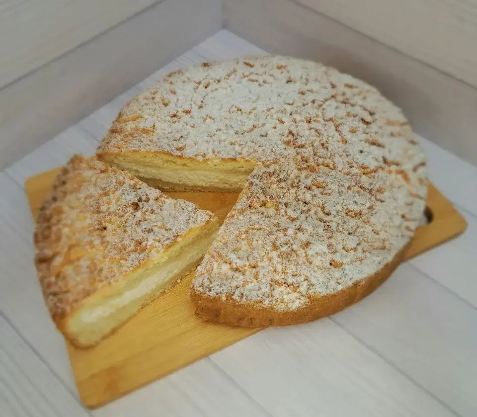 Пирог "Неженка творожная"